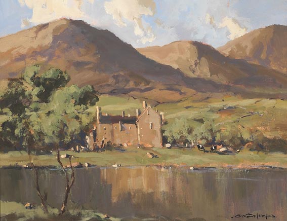 LOUGH AWE, ARGYLLSHIRE by George K. Gillespie RUA (1924-1995) at Whyte's Auctions