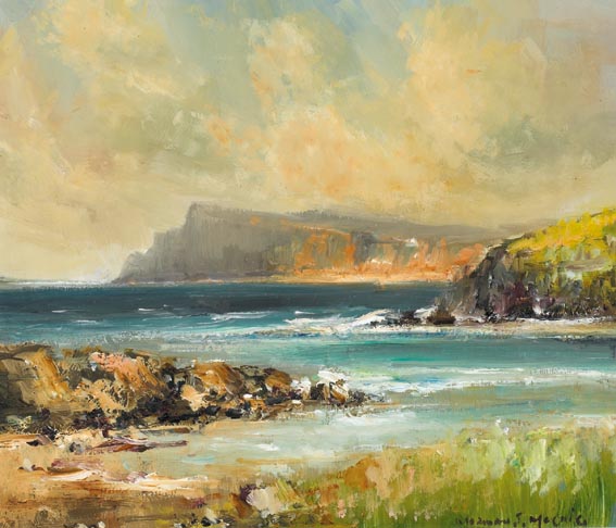 CUSHENDUN BAY by Norman J. McCaig sold for 2,000 at Whyte's Auctions