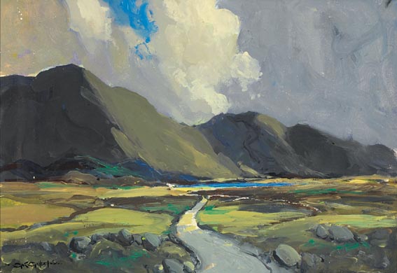 ROAD TO MAAM CROSS by George K. Gillespie RUA (1924-1995) at Whyte's Auctions