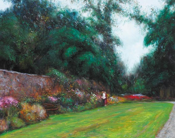 OVERCAST, ARDGILLAN GARDENS by Paul Kelly sold for �4,200 at Whyte's Auctions