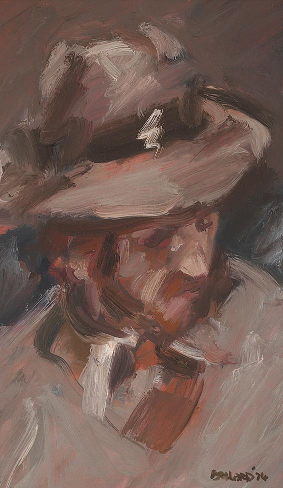 PETER IN HAT by Brian Ballard RUA (b.1943) at Whyte's Auctions