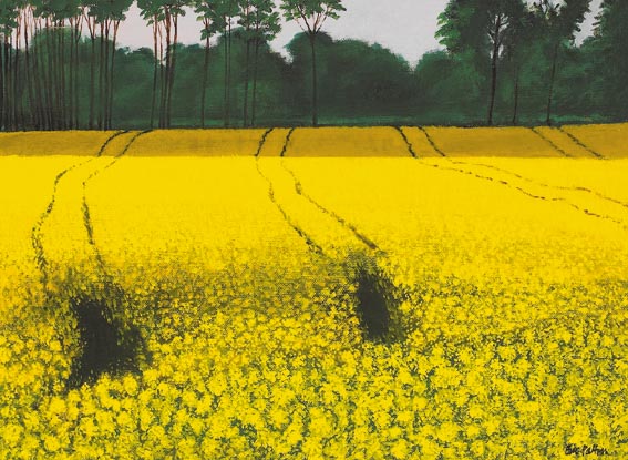 RIPE FIELD, LANDSCAPE, SUFFOLK by Eric Patton sold for �3,000 at Whyte's Auctions