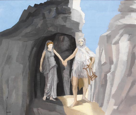 ORPHEUS AND EURYDICE by Barbara Warren RHA (b.1925) at Whyte's Auctions