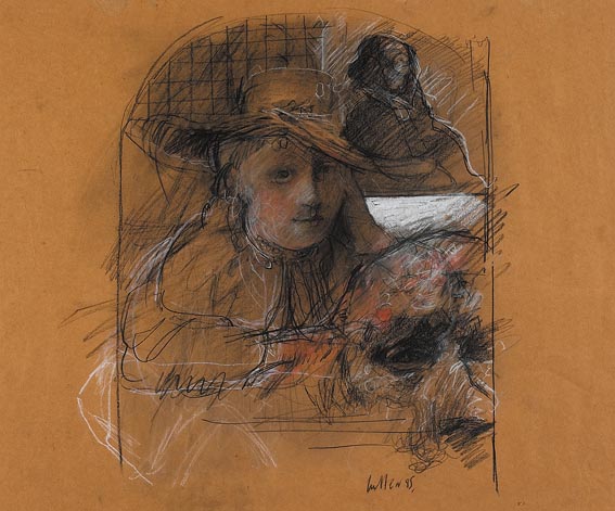STUDY AFTER REMBRANDT by Charles Cullen (b.1939) at Whyte's Auctions