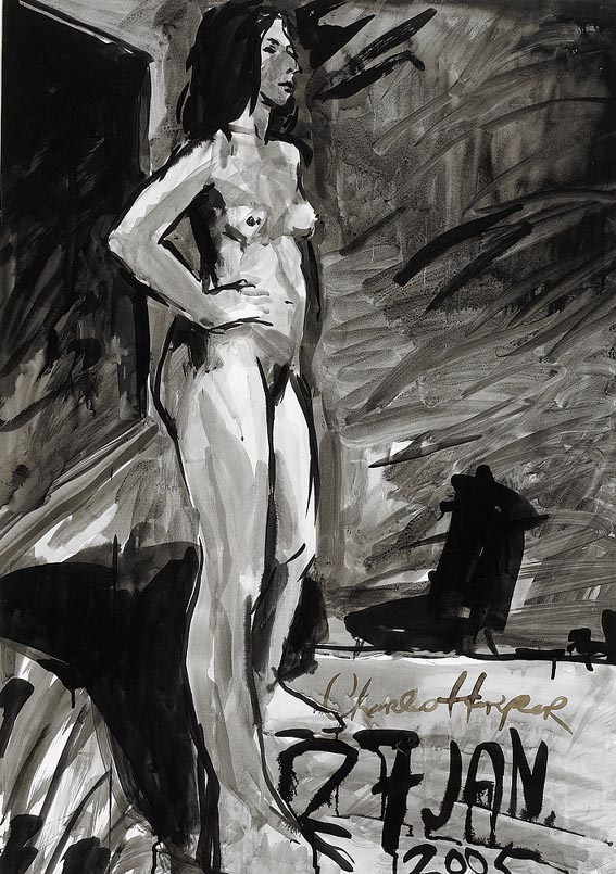 DATE SERIES, NUDE STUDY by Charles Harper RHA (b.1943) at Whyte's Auctions
