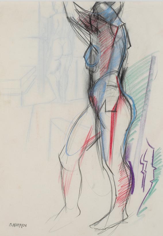 FIGURE STUDY by Barbara Warren RHA (b.1925) at Whyte's Auctions