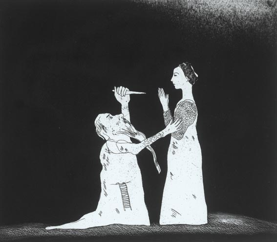 OLD RINKRANK THREATENS THE PRINCESS by David Hockney RA (b.1937) at Whyte's Auctions