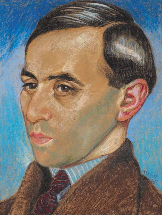 PORTRAIT OF A. J. LEVENTHAL by Harry Kernoff RHA (1900-1974) at Whyte's Auctions