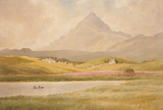 CROAGH PATRICK, COUNTY MAYO by Joseph William Carey sold for �1,000 at Whyte's Auctions