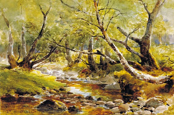 GLEN BURN, SCOTLAND by William Bingham McGuinness sold for �2,200 at Whyte's Auctions