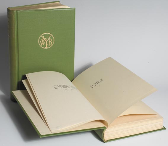 The Poems of W. B. Yeats, 2 volume boxed set by William Butler Yeats (1865-1939) at Whyte's Auctions