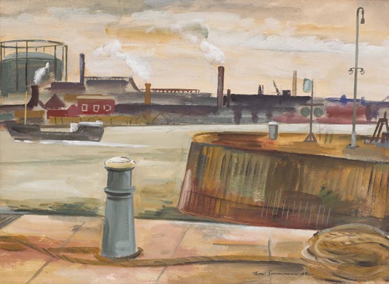 ON A FULL TIDE by Norah McGuinness sold for 6,700 at Whyte's Auctions