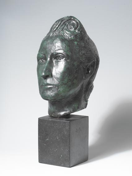 HEAD OF MOLLY, THE ARTIST'S SISTER by Gerard Dillon sold for 2,000 at Whyte's Auctions
