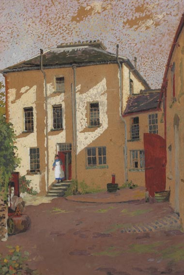 THE COURTYARD, FRIAR'S HILL by Lilian Lucy Davidson sold for �2,300 at Whyte's Auctions