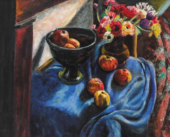 STILL LIFE WITH APPLES AND ANEMONIES by Ren�e O'Conor (ne� Honta) (1894-1955) at Whyte's Auctions