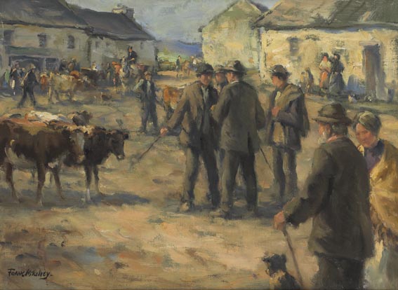 FAIR DAY by Frank McKelvey RHA RUA (1895-1974) at Whyte's Auctions
