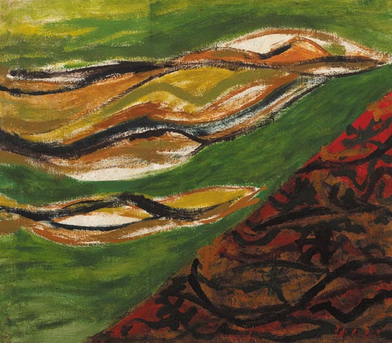 LANDSCAPE, circa 1960s by William Crozier sold for �3,400 at Whyte's Auctions