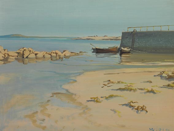 LOW WATER, ERVALLAGH by Cecil Maguire RHA RUA (1930-2020) at Whyte's Auctions