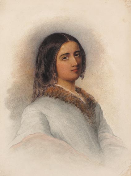 A CONNEMARA GIRL by Daniel Maclise RA HRHA (1806-1870) at Whyte's Auctions