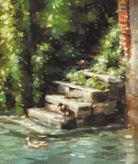 SIRMOINE STEPS by Mark O'Neill sold for 3,000 at Whyte's Auctions