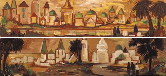 NICE and SEVILLE (A PAIR) by Markey Robinson (1918-1999) at Whyte's Auctions