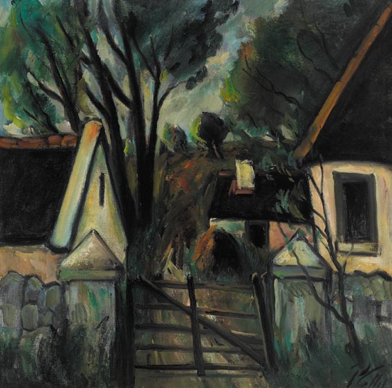 THE FARM, circa 1994 by Peter Collis RHA (1929-2012) at Whyte's Auctions