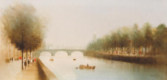 THE LIFFEY, DUBLIN by Anthony Robert Klitz (1917-2000) (1917-2000) at Whyte's Auctions