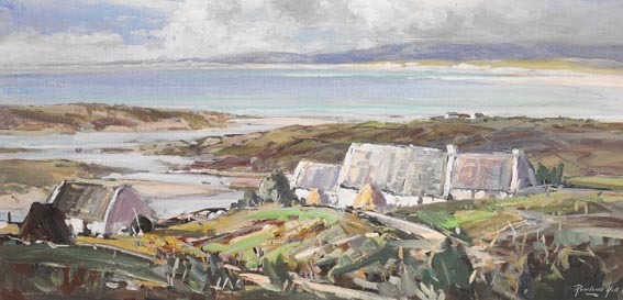 ATLANTIC DRIVE, DONEGAL COAST by Rowland Hill ARUA (1915-1979) at Whyte's Auctions