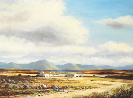 THE TWELVE PINS, CONNEMARA by Norman J. McCaig sold for �4,800 at Whyte's Auctions
