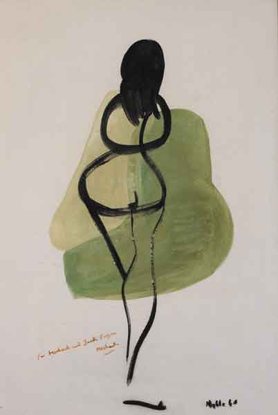 STANDING NUDE by Michael Noble (fl.1960s) (fl.1960s) at Whyte's Auctions