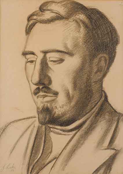 PORTRAIT OF CHARLES HARVEY, ARTIST by John Luke RUA (1906-1975) at Whyte's Auctions
