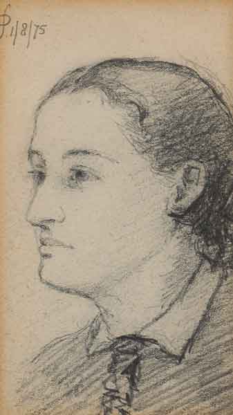 STUDY OF A GIRL by Sarah Henrietta Purser HRHA (1848-1943) at Whyte's Auctions