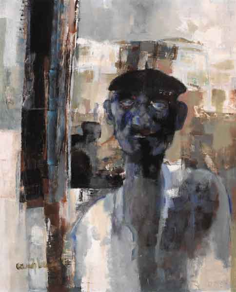 SALVADOR, POOR PEASANT by George Campbell RHA (1917-1979) at Whyte's Auctions