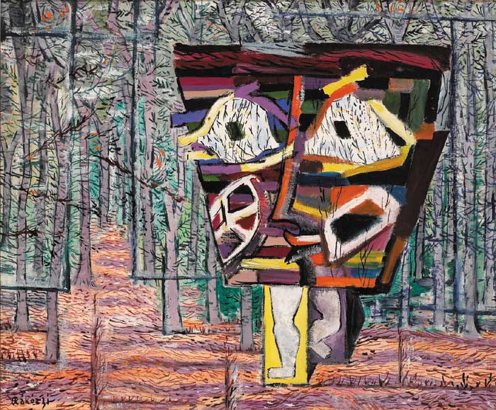 FIGURE IN A FOREST by Basil Ivan Rákóczi (1908-1979) (1908-1979) at Whyte's Auctions