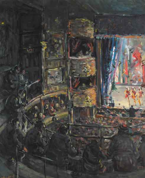 THEATRE SCENE by George Campbell RHA (1917-1979) at Whyte's Auctions