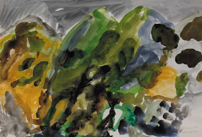 KARAMEA MOUNTAIN by Barrie Cooke HRHA (1931-2014) at Whyte's Auctions