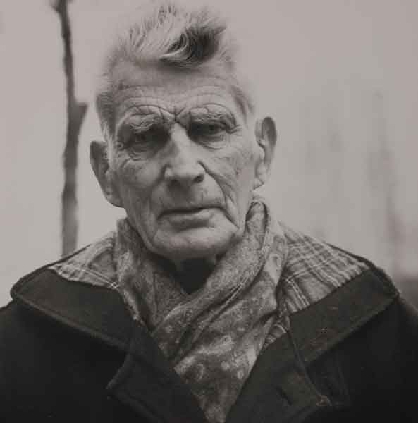 SAMUEL BECKETT ON THE BOULEVARD ST JACQUES, PARIS by John Minihan (b.1946) at Whyte's Auctions