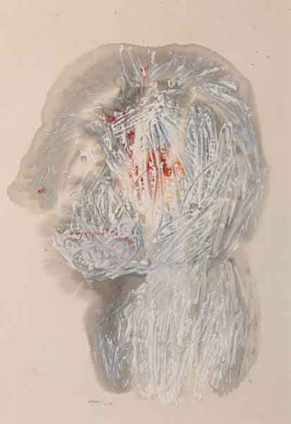 HEAD by Louis le Brocquy HRHA (1916-2012) HRHA (1916-2012) at Whyte's Auctions