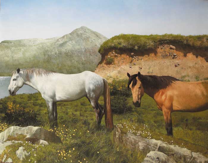 CONNEMARA PONIES by Patrick Hennessy RHA (1915-1980) at Whyte's Auctions