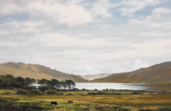LOUGH NAFOOEY, CONNEMARA by Frank Egginton sold for �5,000 at Whyte's Auctions