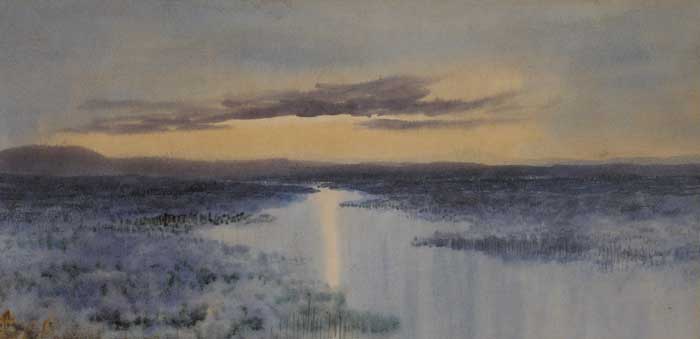 TWILIGHT by William Percy French sold for �11,600 at Whyte's Auctions