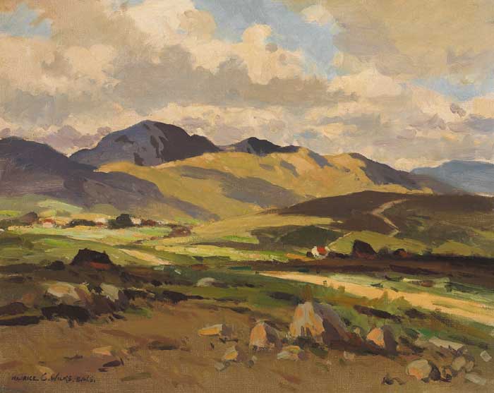 THE MOUNTAINS OF LOUGH SALT, COUNTY DONEGAL by Maurice Canning Wilks RUA ARHA (1910-1984) RUA ARHA (1910-1984) at Whyte's Auctions