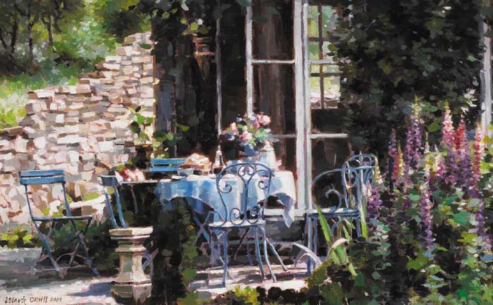 THE BLUE BANQUET by Mark O'Neill sold for �17,500 at Whyte's Auctions