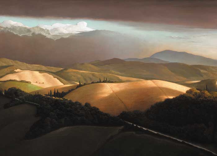 LATE AFTERNOON NEAR URBINO by Stuart Morle (b.1960) at Whyte's Auctions