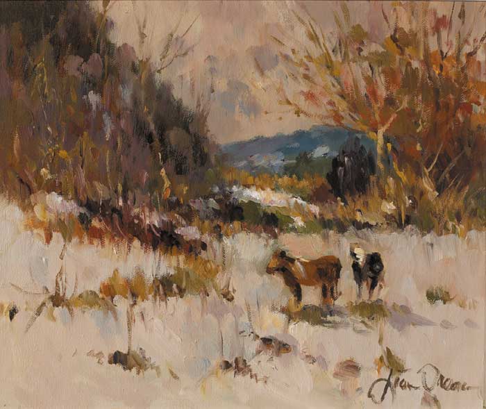 AFTER SNOW STORM by Liam Treacy (1934-2004) at Whyte's Auctions