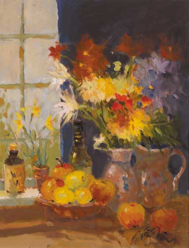 THE KITCHEN WINDOW by Liam Treacy (1934-2004) at Whyte's Auctions
