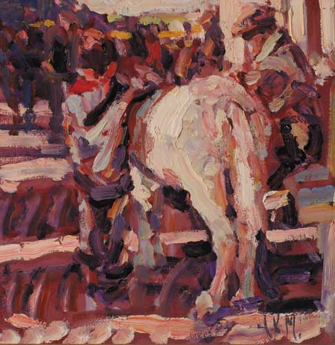 STUDY, TALLOW HORSE FAIR by Arthur K. Maderson (b.1942) at Whyte's Auctions