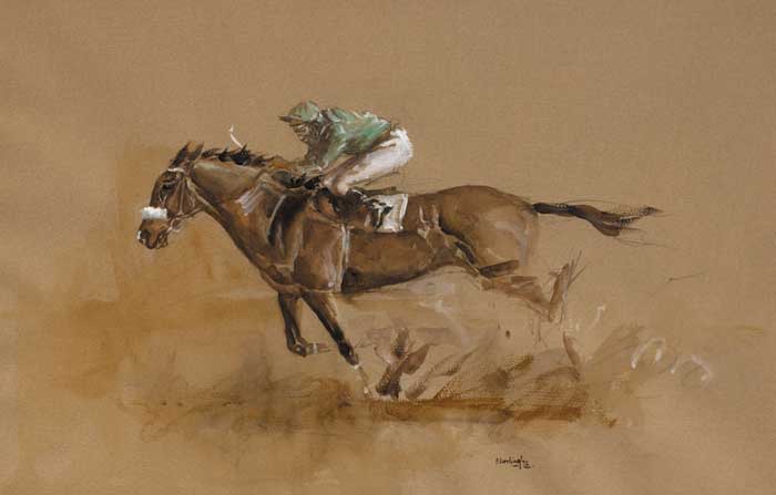 PIGGOTT UP by Peter Curling (b.1955) at Whyte's Auctions