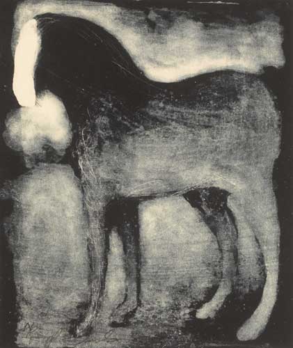 BLACK HORSE by Stephen Lawlor (b.1958) at Whyte's Auctions