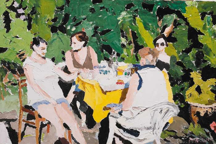 IN THE GARDEN by Stephen Cullen (b.1959) (b.1959) at Whyte's Auctions